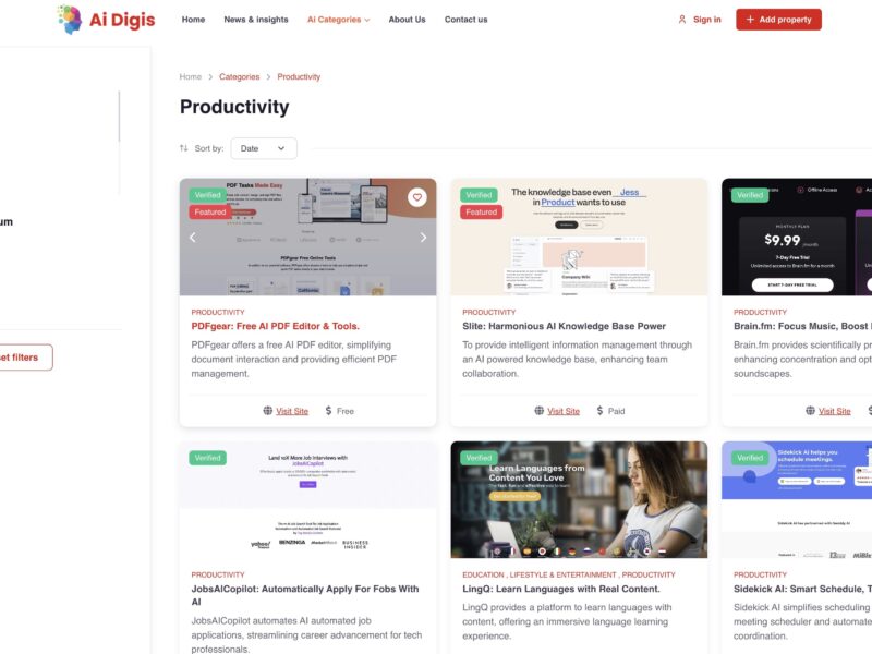 Ai Digi's Category Page